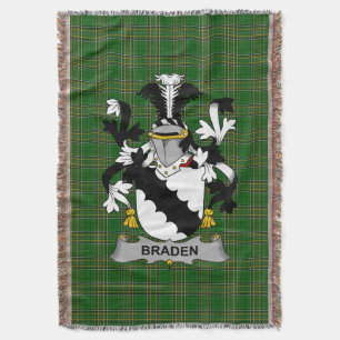 Irisches Braden oder O_Braden Wappen Familienwappe Decke