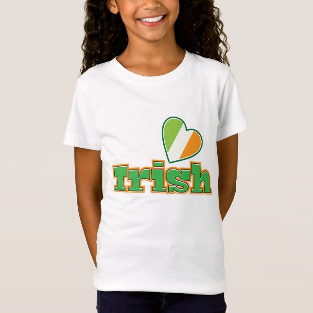 Irisches Cartoon-Logo T-Shirt (Vorderseite)
