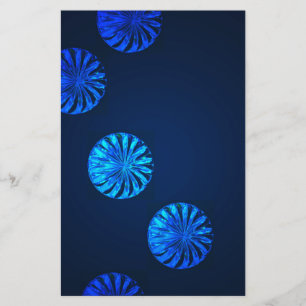 Irisches Design blaues Kristall Briefpapier