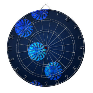 Irisches Design blaues Kristall Dartscheibe