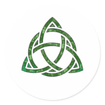 irisches Dreifähnchen-Kissen