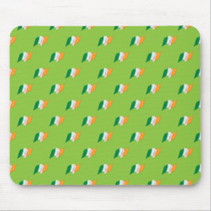 Irisches Flaggen-Muster Mousepad