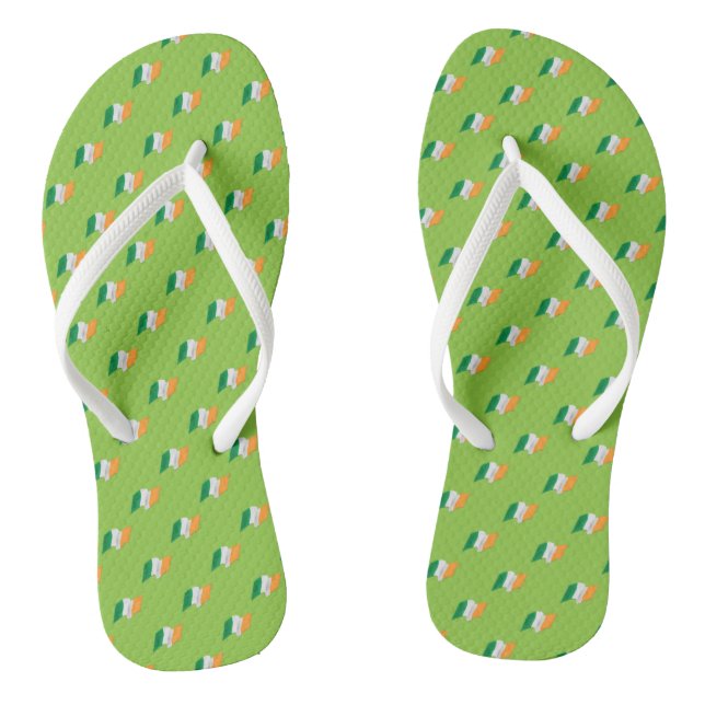 irisches Flaggenmuster Flip Flops (Fußbett)