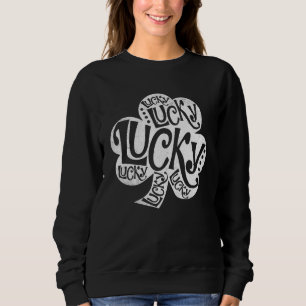 Irisches Glücksklee Vierblatt C St. Patrick's Day Sweatshirt