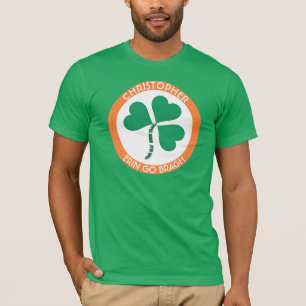 Irisches grünes Herz Erin gehen Bragh Irland für T-Shirt