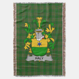 Irisches Haly-Wappen Familienwappen Irland Decke