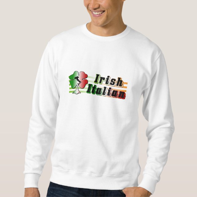 Irisches italienisches Sweatshirt (Vorderseite)