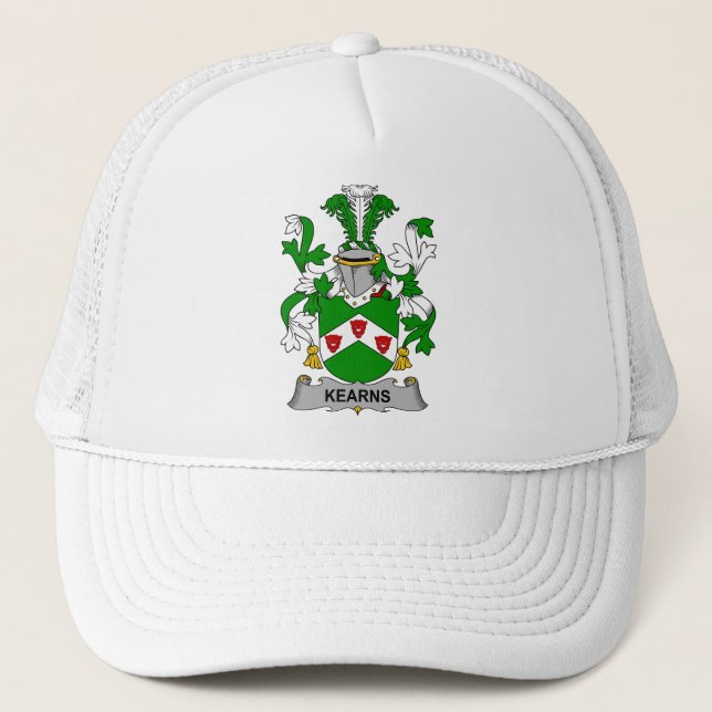 Irisches Kearns oder O_Kearon Wappen Familienwappe Truckerkappe (Vorderseite)