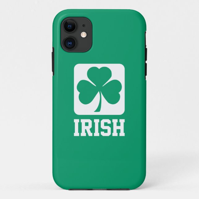 irisches Kleeblatt Case-Mate iPhone Hülle (Rückseite)
