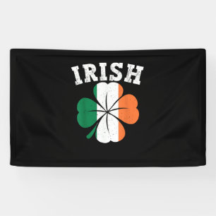 Irisches Kleeblatt Irland Flagge St. Patrick Tag V Banner