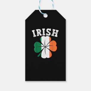 Irisches Kleeblatt Irland Flagge St. Patrick Tag V Geschenkanhänger