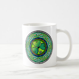 irisches Kleeblatt Kaffeetasse