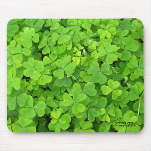 Irisches Kleeblatt Mousepad