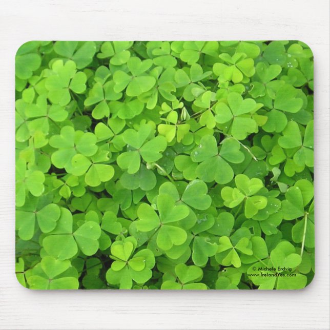Irisches Kleeblatt Mousepad (Vorne)
