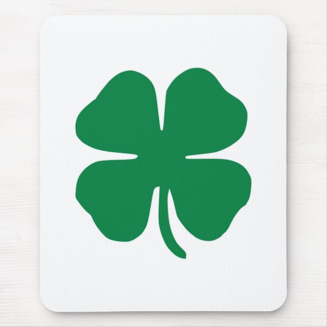irisches Kleeblatt Mousepad (Vorne)