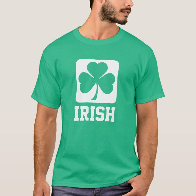 irisches Kleeblatt T-Shirt (Vorderseite)