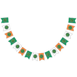 irisches Kleeblatt Wimpelkette