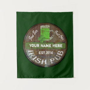 Irisches Kneipenzeichen Wandteppich