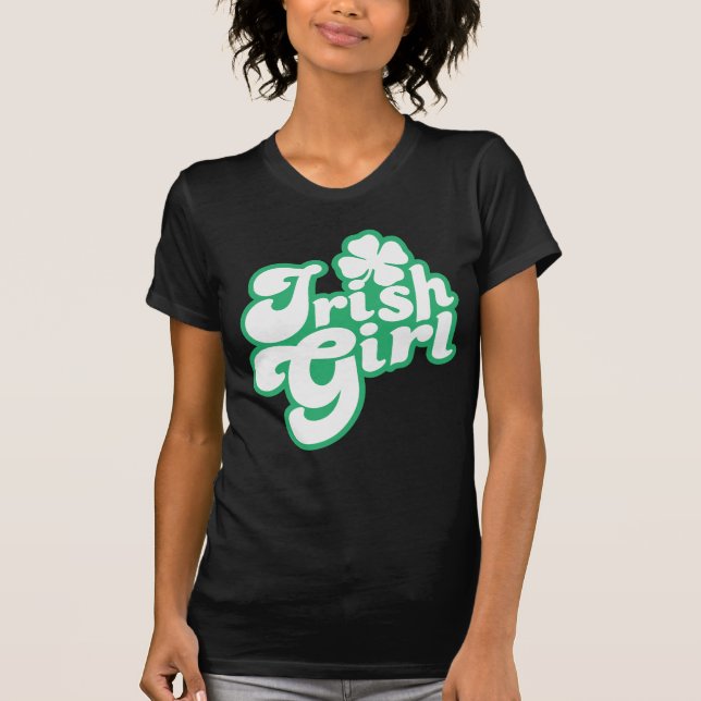 Irisches Mädchen T-Shirt (Vorderseite)