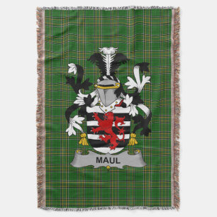 Irisches Maul oder Maule Wappen Familienwappen Ire Decke