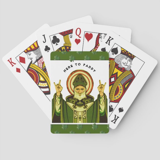 irisches Party Spielkarten (Rückseite)