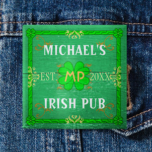 Irisches Pub - Erstellen Sie Ihr eigenes personali Button
