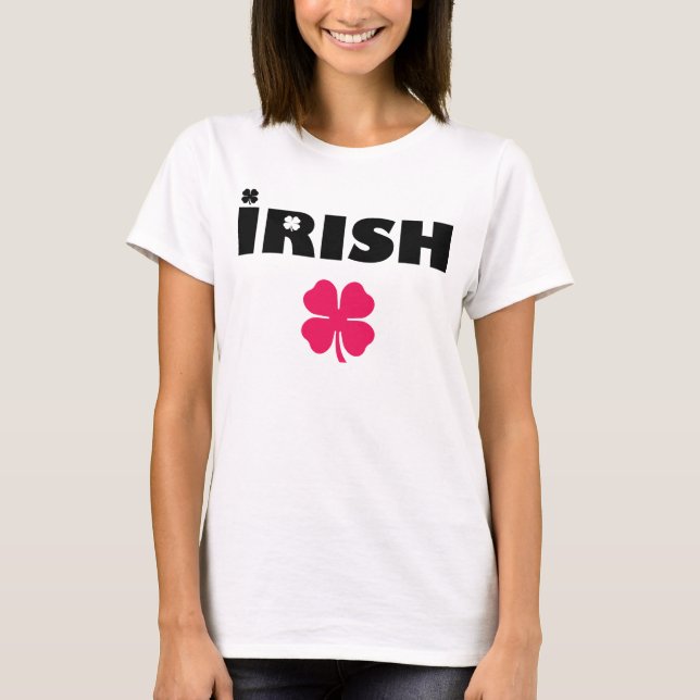 Irisches Rosa H T-Shirt (Vorderseite)