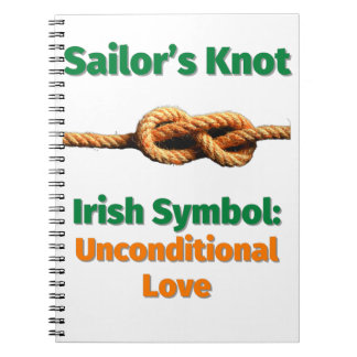 Irisches Symbol des Sailors: bedingungslose Liebe Notizblock