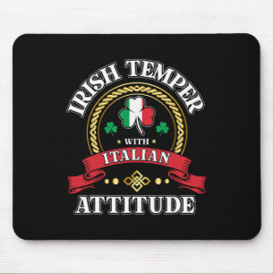 Irisches Temper italienische Attitüde St. Patricks Mousepad
