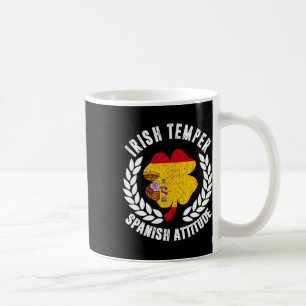 Irisches Temper spanische Attitüde Flagge St. Patr Kaffeetasse