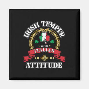 Irisches Temperament italienische Attitüde St. Pat Magnet