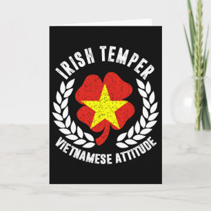Irisches Temperament Vietnamesische Einstellung Fl Karte