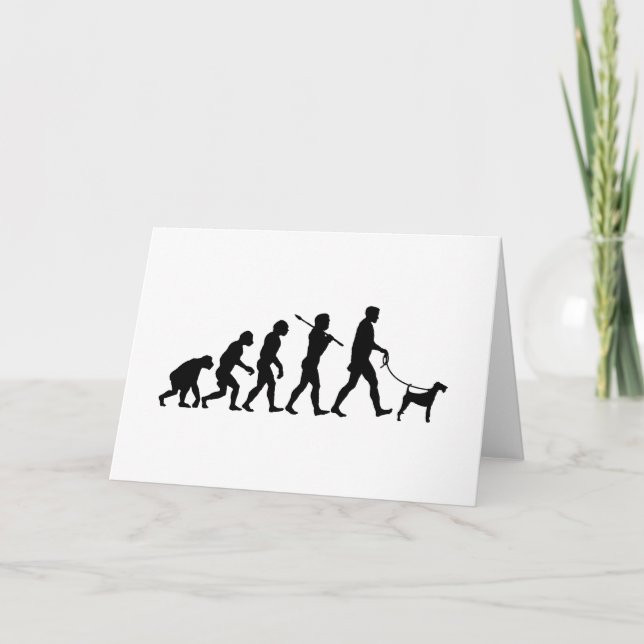 Irisches Terrier Karte (Vorderseite)