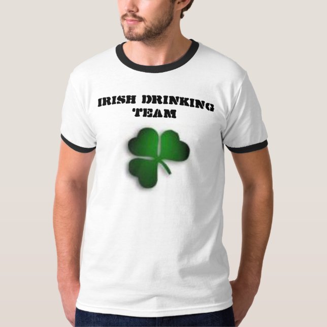Irisches trinkendes Team2 T-Shirt (Vorderseite)