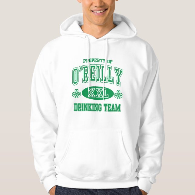 Irisches trinkendes Team O'Reilly Hoodie (Vorderseite)