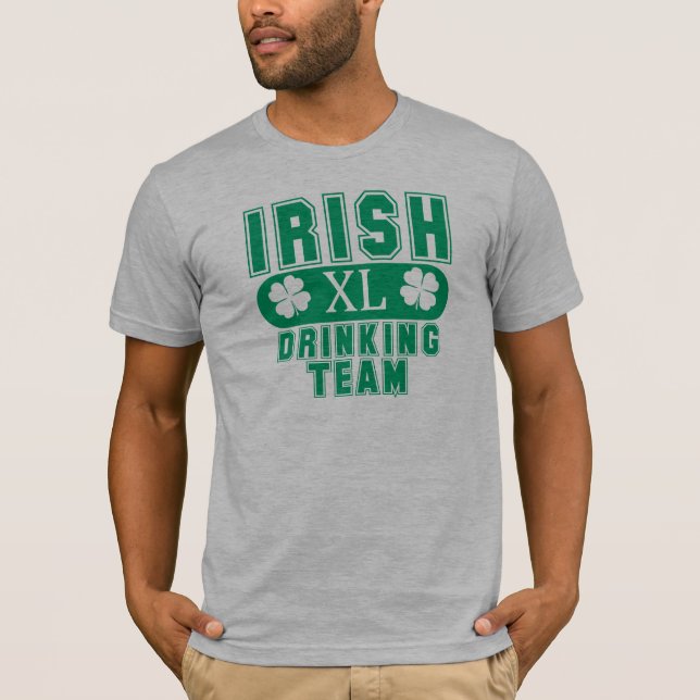 Irisches trinkendes Team T-Shirt (Vorderseite)