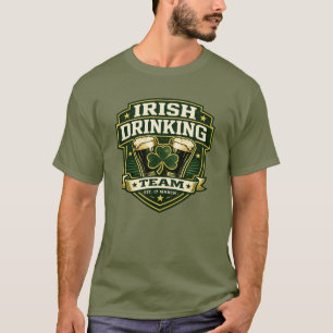 Irisches Trinkteam St. Patrick’s Day Lustiges Bier T-Shirt