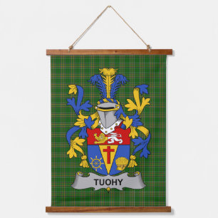 Irisches Tuohy oder O_Toohey Wappen Familienwappen Wandteppich Mit Holzrahmen
