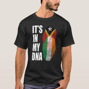 Irisches und timoresisches DNA-Flag-Erbe-Mix T-Shirt