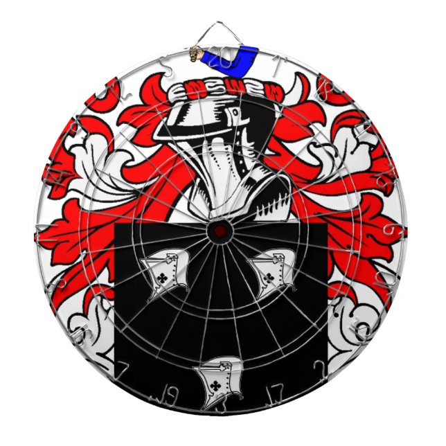 (Irisches) Wappen Kennedys Dartscheibe (vorne)