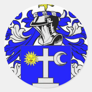 (Irisches) Wappen Martins Runder Aufkleber