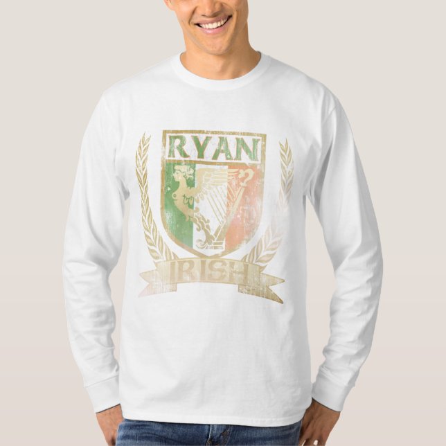 Irisches Wappent-shirt Ryans T-Shirt (Vorderseite)