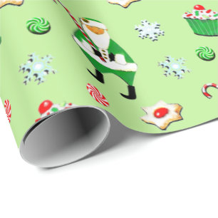 Irisches Weihnachtsgeschenk Geschenkpapier