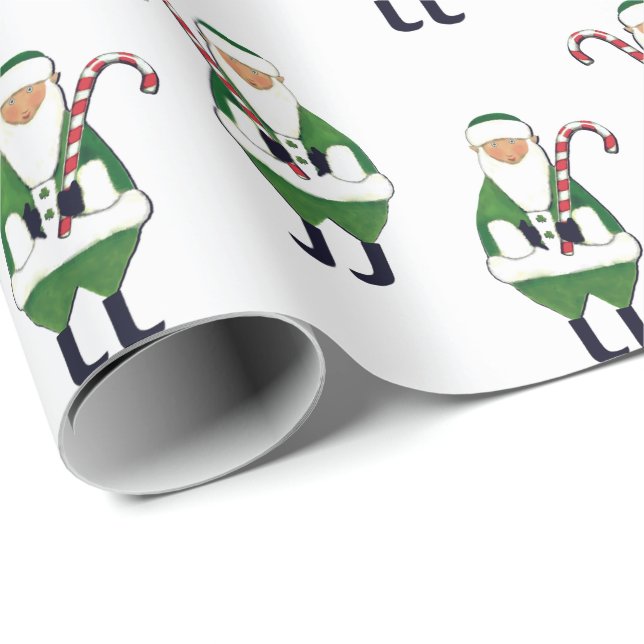 Irisches Weihnachtsgeschenk Geschenkpapier (Rolleneckpunkt)