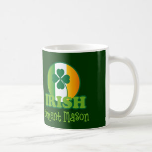 Irisches Zement-Maurer-Geschenk Kaffeetasse