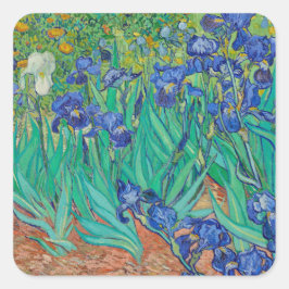 "IRISES 1889" VON VINCENT Van Gogh STICKER