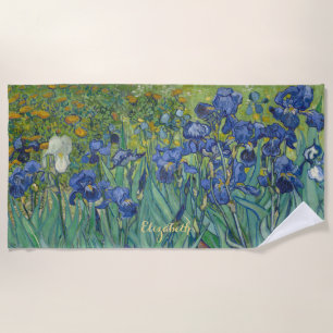 Irises Blume Nature Vincent Van Gogh Vintag Art Strandtuch