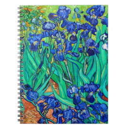 Irises Botanical Art Vincent Van Gogh Spirale Notizblock