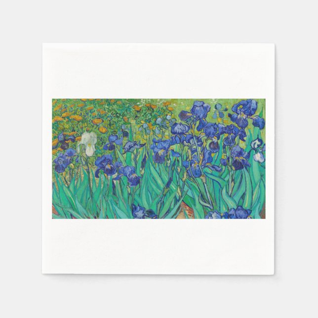Irises by Vincent van Gogh Serviette (Vorderseite)