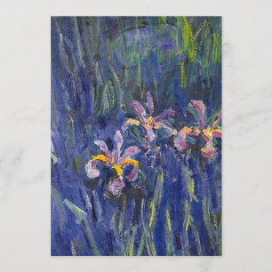 Irises Claude Monet Einladung